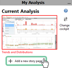 Add a new story page from current analysis