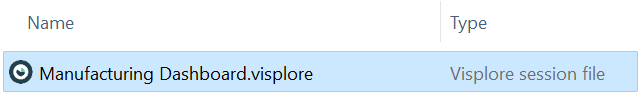 Visplore file in Windows explorer