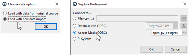 Production Setting of Loading New Data from a Database