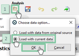 Open cockpit with fresh data