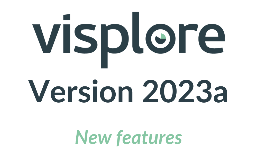 Visplore version 2023a - New features